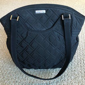 Vera Bradley Glenna Black Quilted Handbag